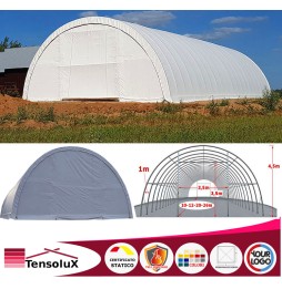 Agritunnel EcoMAX-  10x9,15m  /  26x9,15m - Tunnel Agricolo PVC